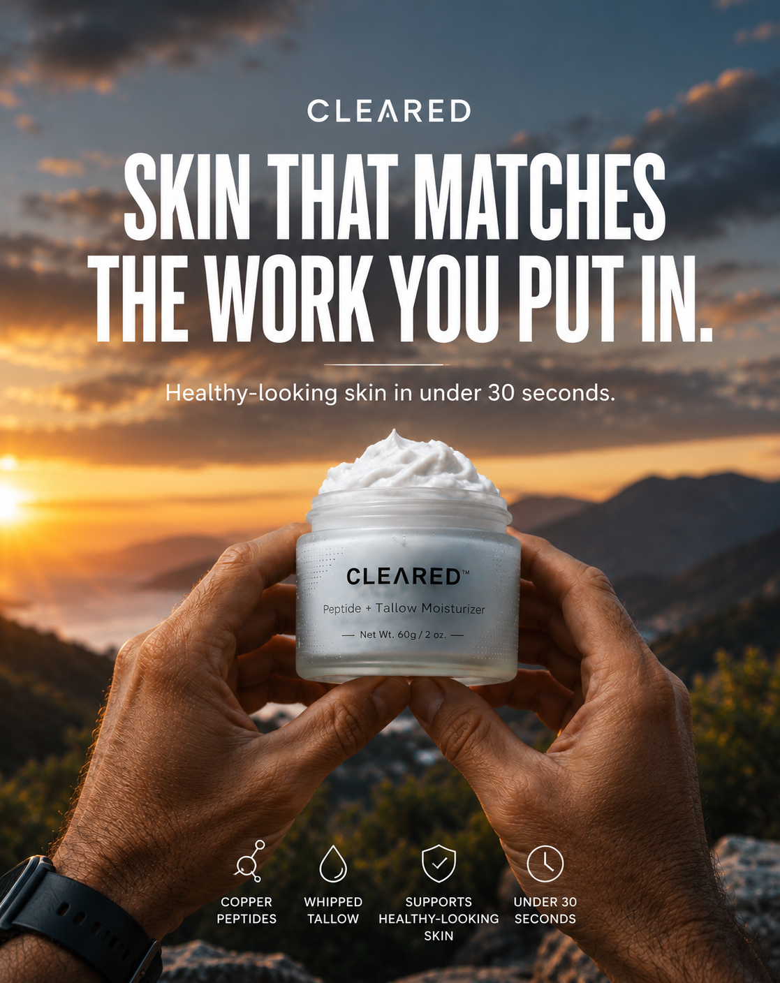 Skin that matches the work you put in